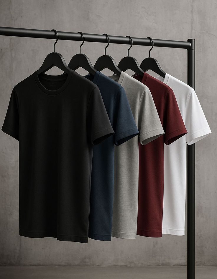 Drop Shoulder T-Shirt | Cotton Spandex Fabric